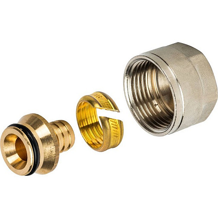 EK Фитинг-евроконус обжимной для полиэтилена STOUT PE-X Ø16х2.2-3/4" (10/100)