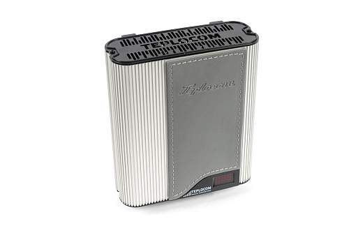 Стабилизатор сетевого напряжения TEPLOCOM ST-555-И Western silver gray БАСТИОН (дизайн кожаный)