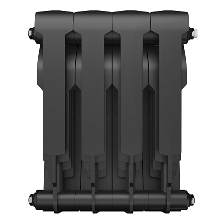 Радиатор биметаллический ROYAL THERMO BILINER NOIR SABLE 350x4 секций, черный (НС-1197123)