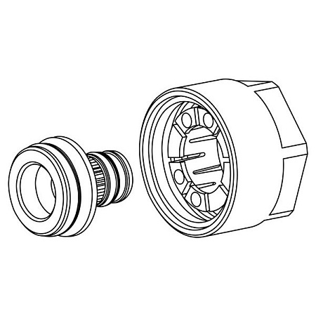 EK Фитинг-евроконус обжимной для полиэтилена REHAU FLEX/PINK PE-X Ø20х2.8х3/4" (12663621001)