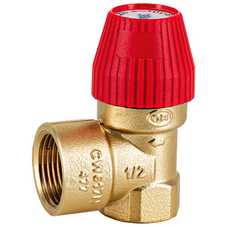 Клапан предохранительный для отопления STOUT 1/2"x3/4" (3 бар) (477.132)