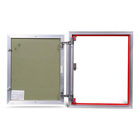 Люк под плитку АЛЮМИНИЕВЫЙ (НАЖИМНОЙ) ПРАКТИКА ETP 50x60
