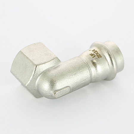 НП Угол резьбовой пресс из нержавейки UNI-FITT фитинг Ø22x3/4" В